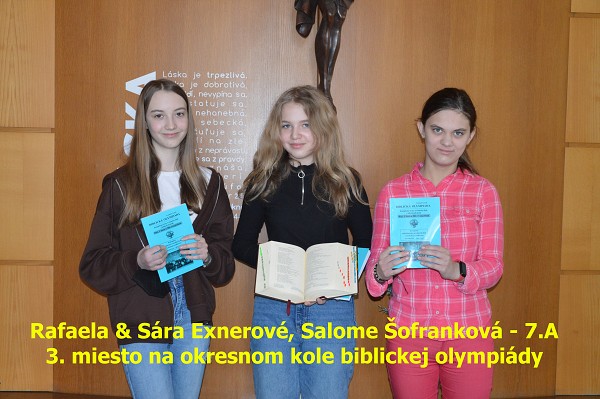 Naše družstvo v biblickej olympiáde